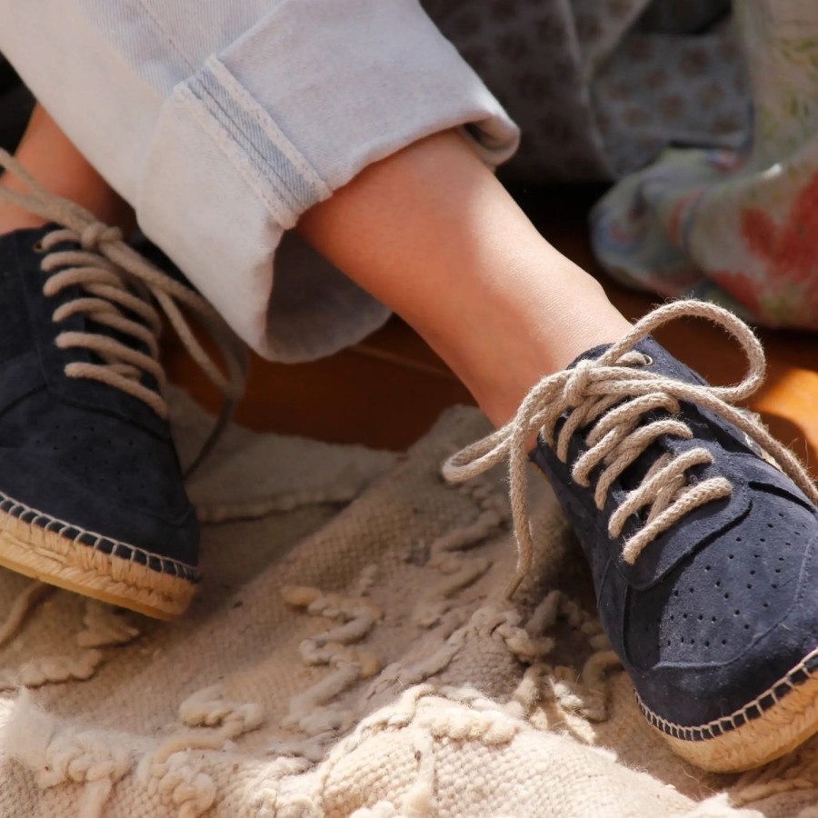 Welligogs Trainers | Porto Navy Suede Trainers