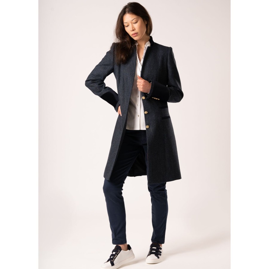 Welligogs Coats | Oxford Midnight Wool Coat