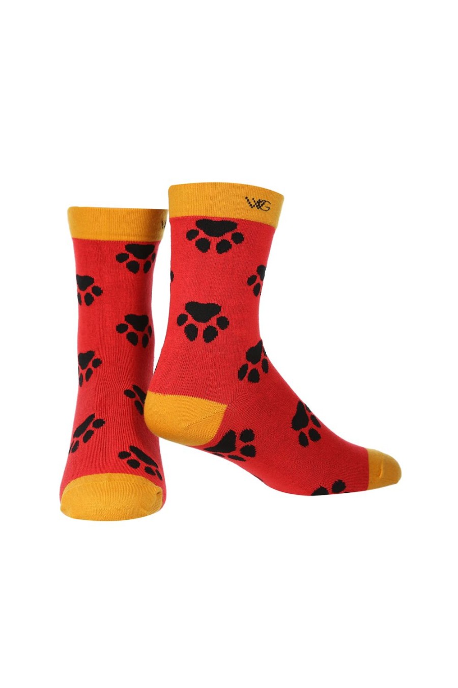 Welligogs Socks & Laces | Men'S Bamboo Paw Print Socks