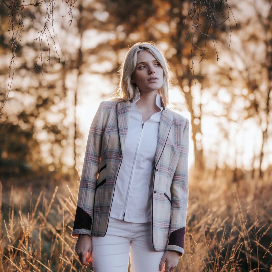 Welligogs Jackets | Ascot Cream Tea Wool Jacket