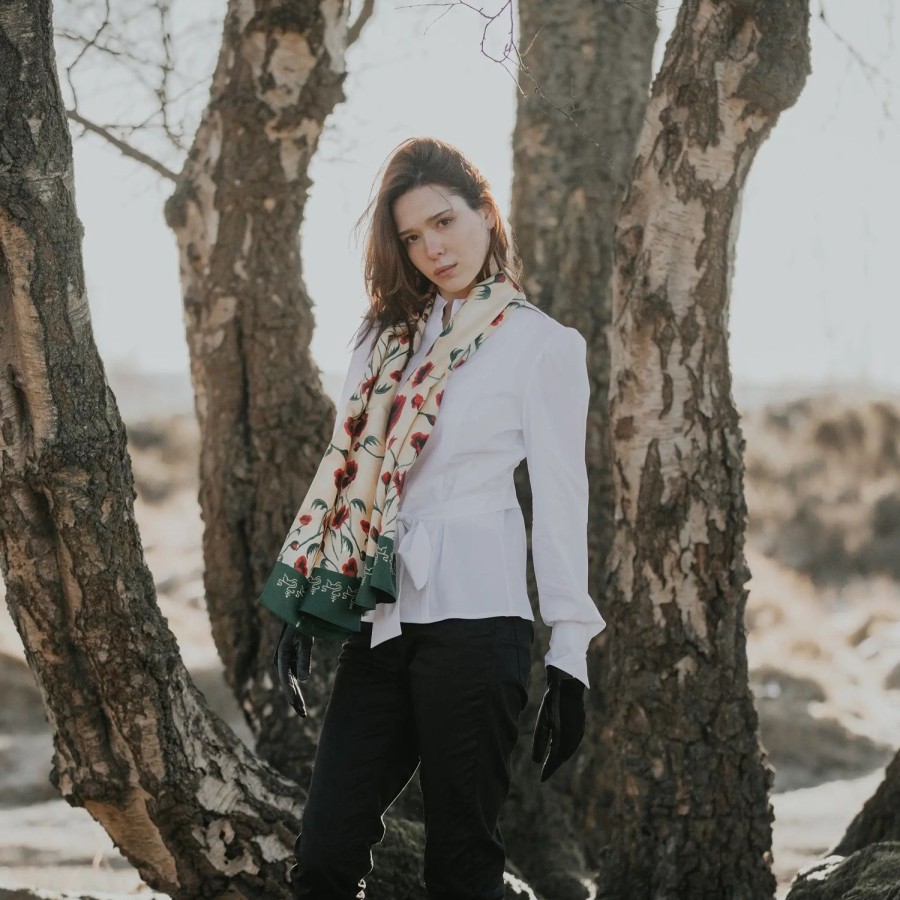 Welligogs Scarves & Gloves | Poppy Vine Long Scarf