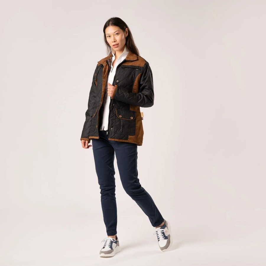 Welligogs Jackets | Harley Quilted Wax Jacket