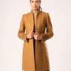 Welligogs Coats | Oxford Camel Wool Coat - Light Velvet