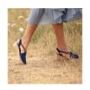 Welligogs Sandals & Espadrilles | Porto Navy Heeled Espadrille Sandal