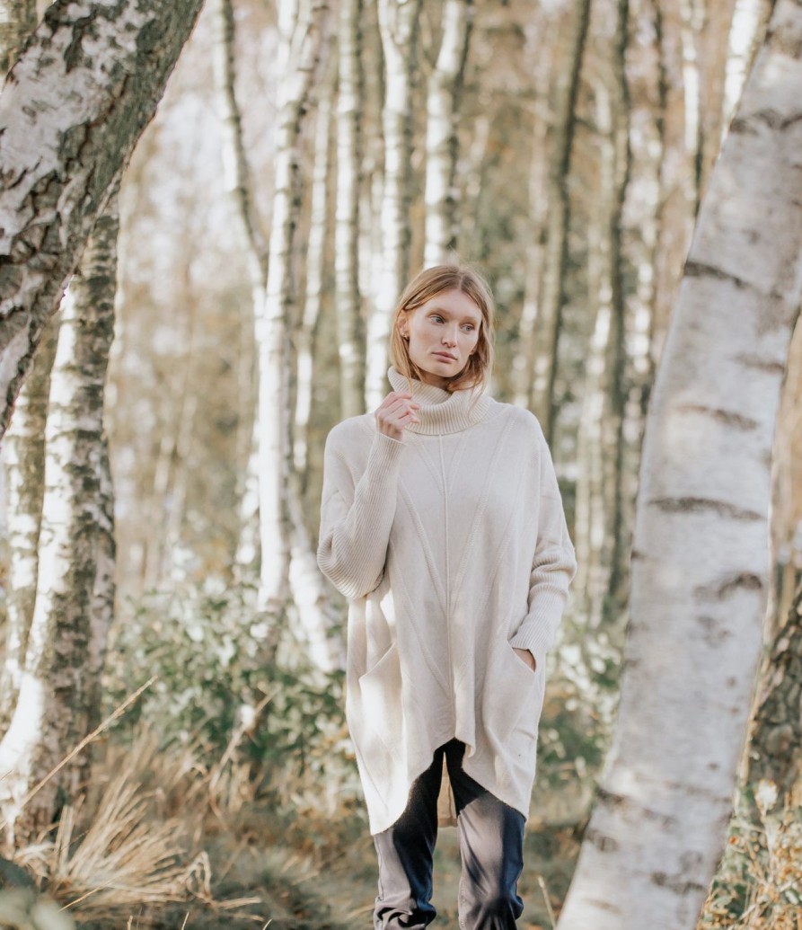 Welligogs Jumpers & Cardigans | Cable Knit Oat Jumper