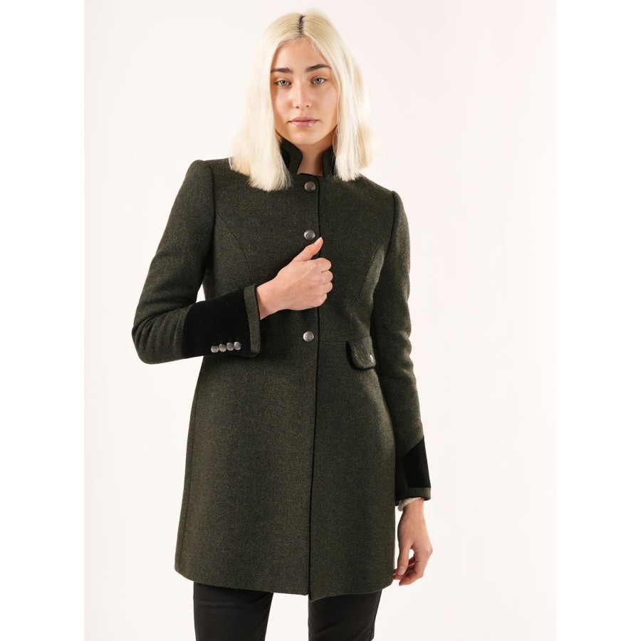 Welligogs Coats | Savannah Khaki Wool Coat