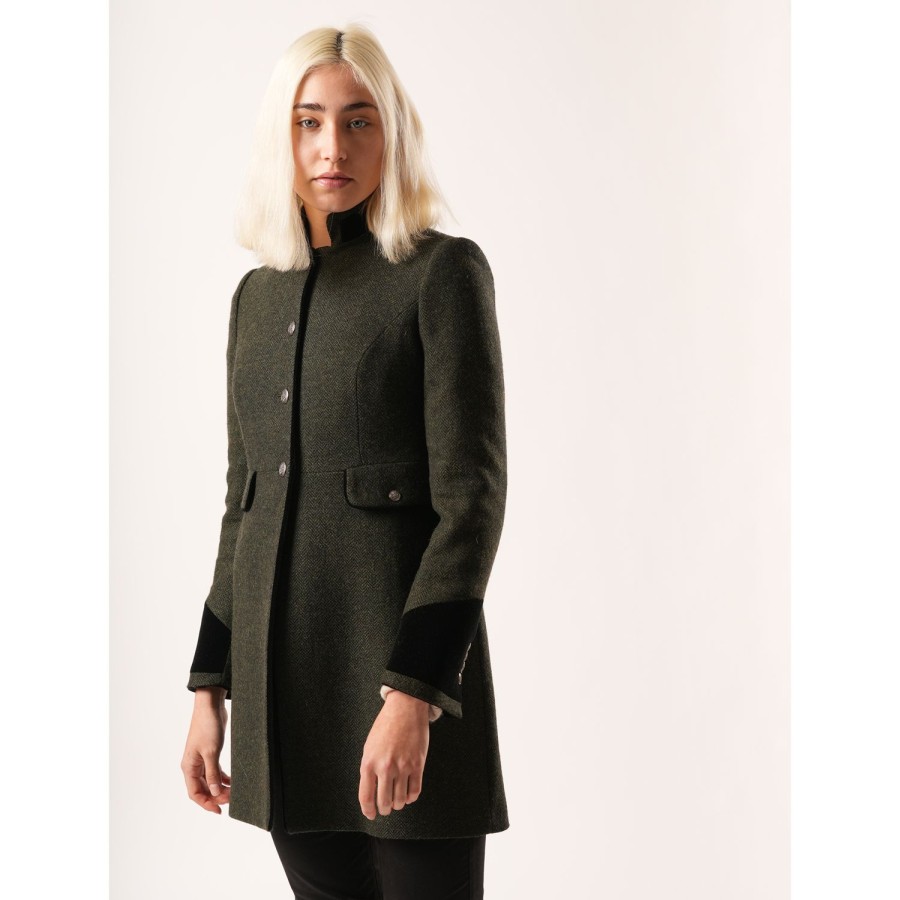 Welligogs Coats | Savannah Khaki Wool Coat