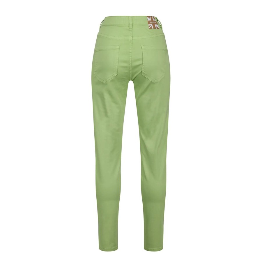 Welligogs Trousers & Jeans | Icon Apple Green High Waisted Jeans