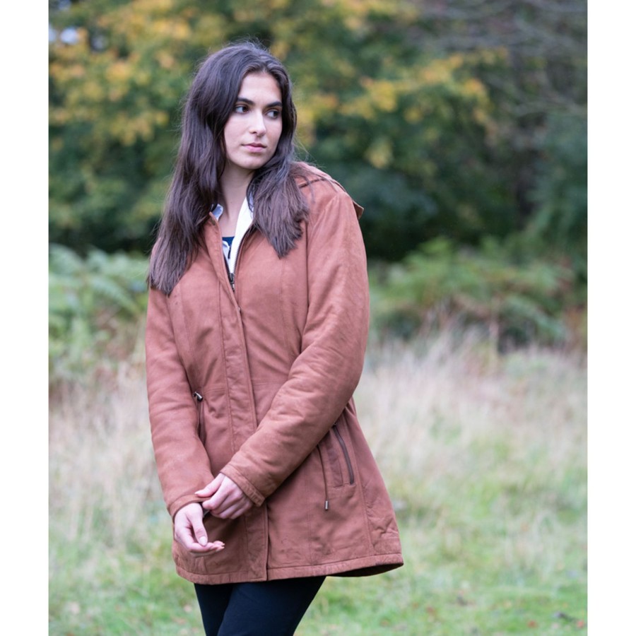 Welligogs Jackets | Lara Suede Parker