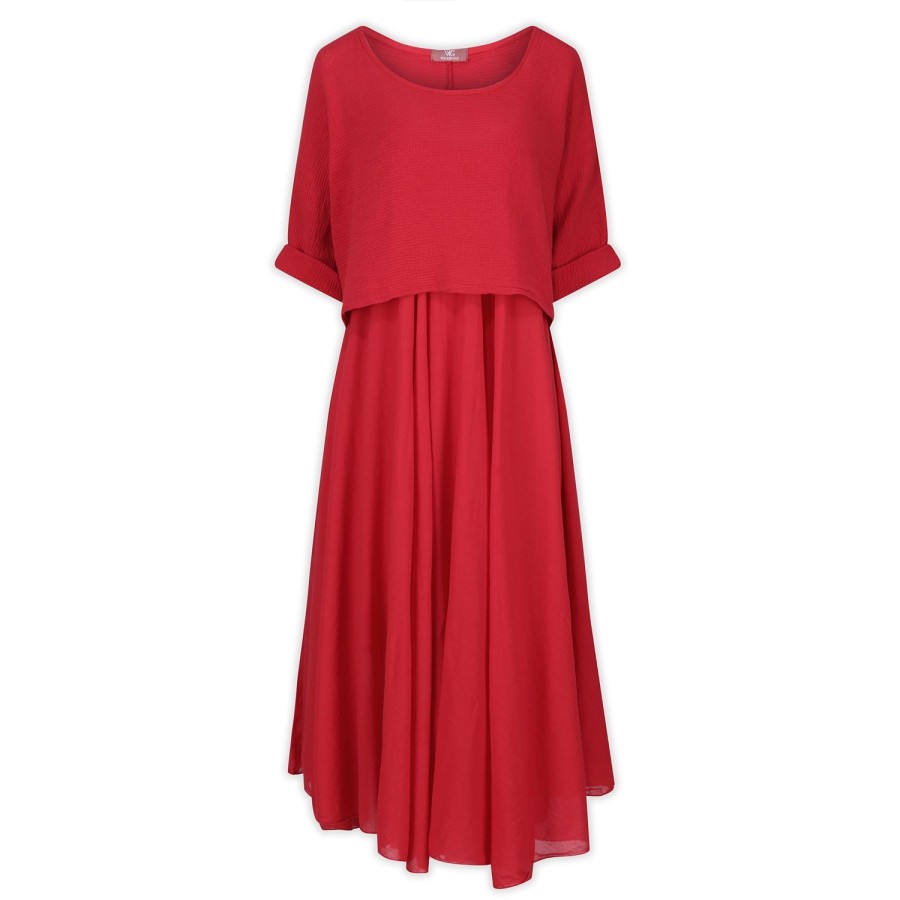 Welligogs Dresses | Layered Red Dress