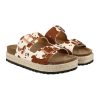 Welligogs Sandals & Espadrilles | Safari Brown Cow Slides