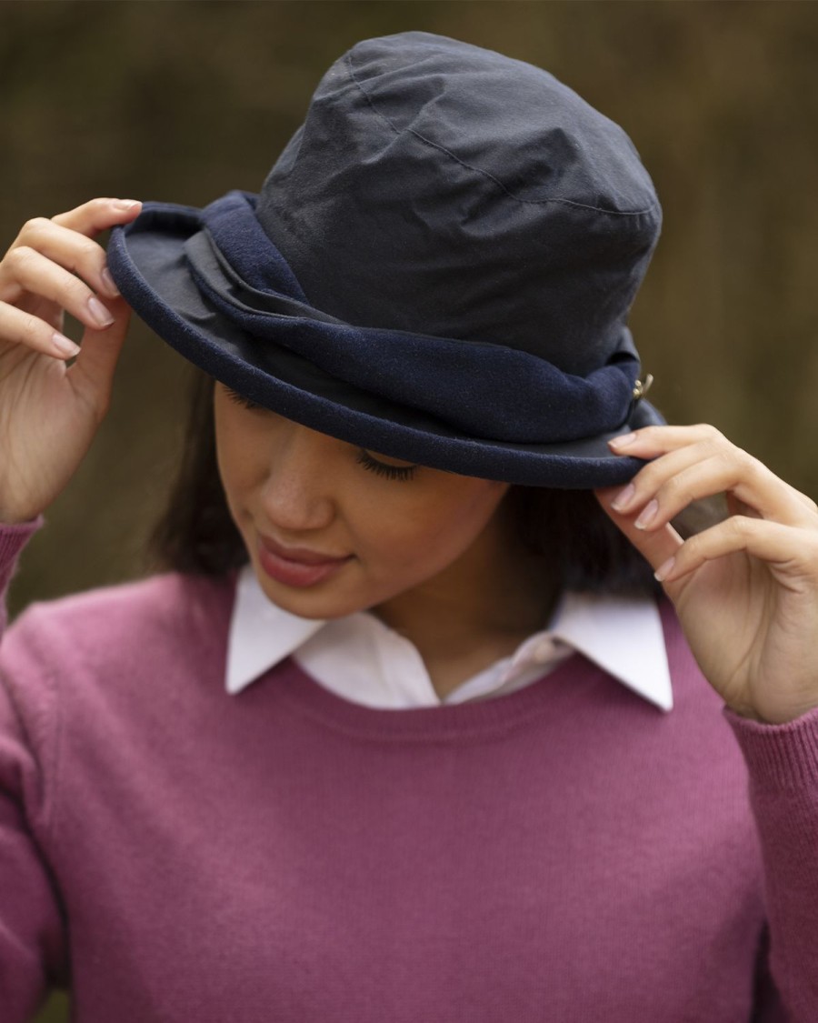 Welligogs Hats | Wax Twist Navy Hat