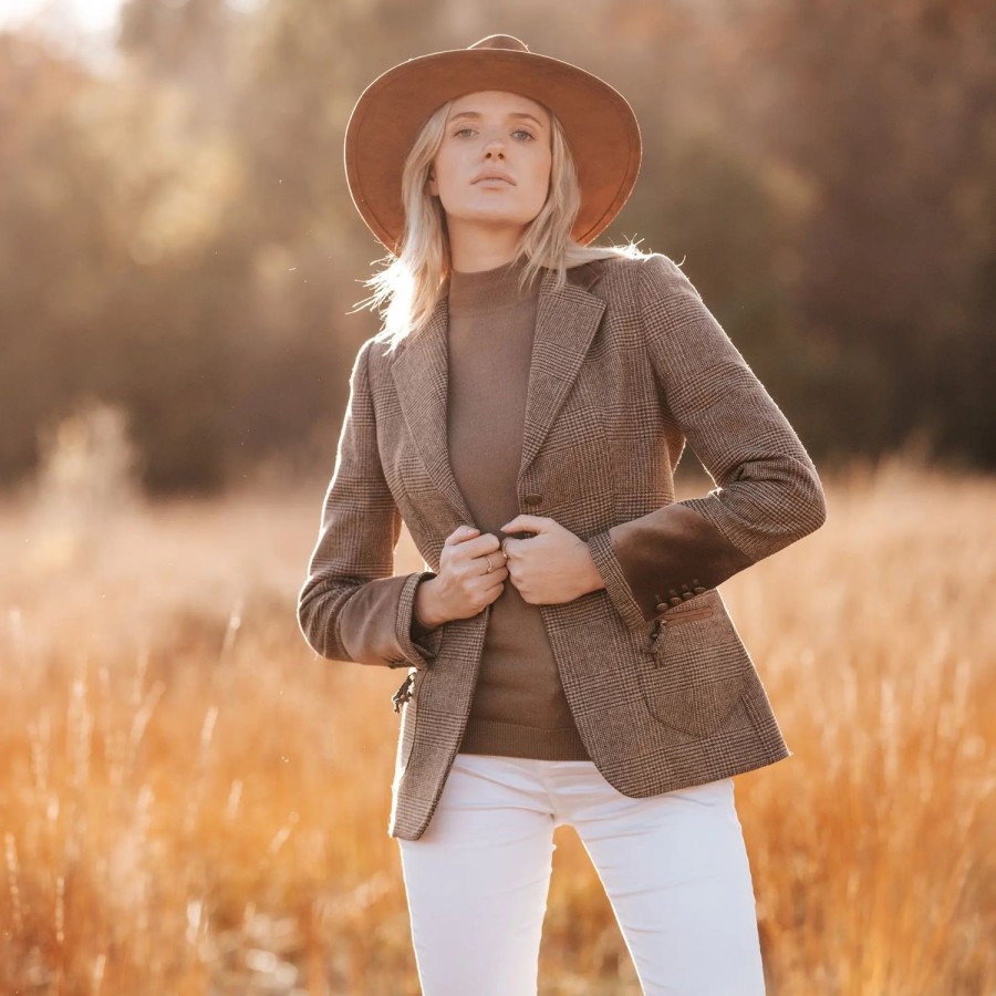 Welligogs Jackets | Westminster Mocha Wool Jacket