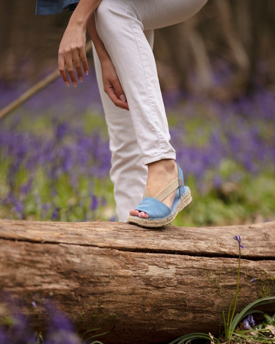 Welligogs Sandals & Espadrilles | Porto Sky Espadrille Flat Sandal