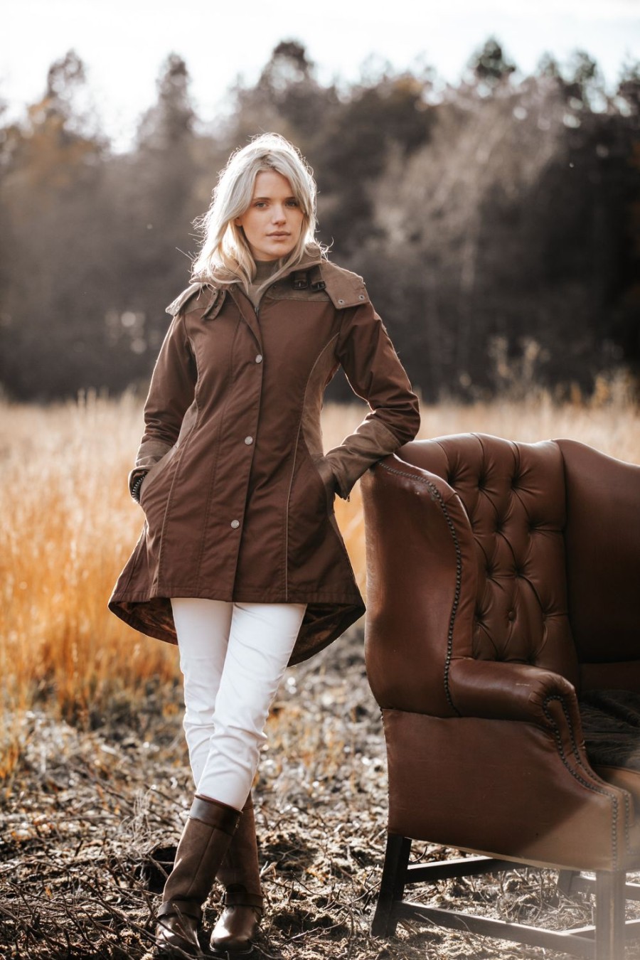 Welligogs Coats | Odette Oak Waterproof Coat