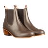 Welligogs Short Boots | Chelsea Mahogany Leather Boots