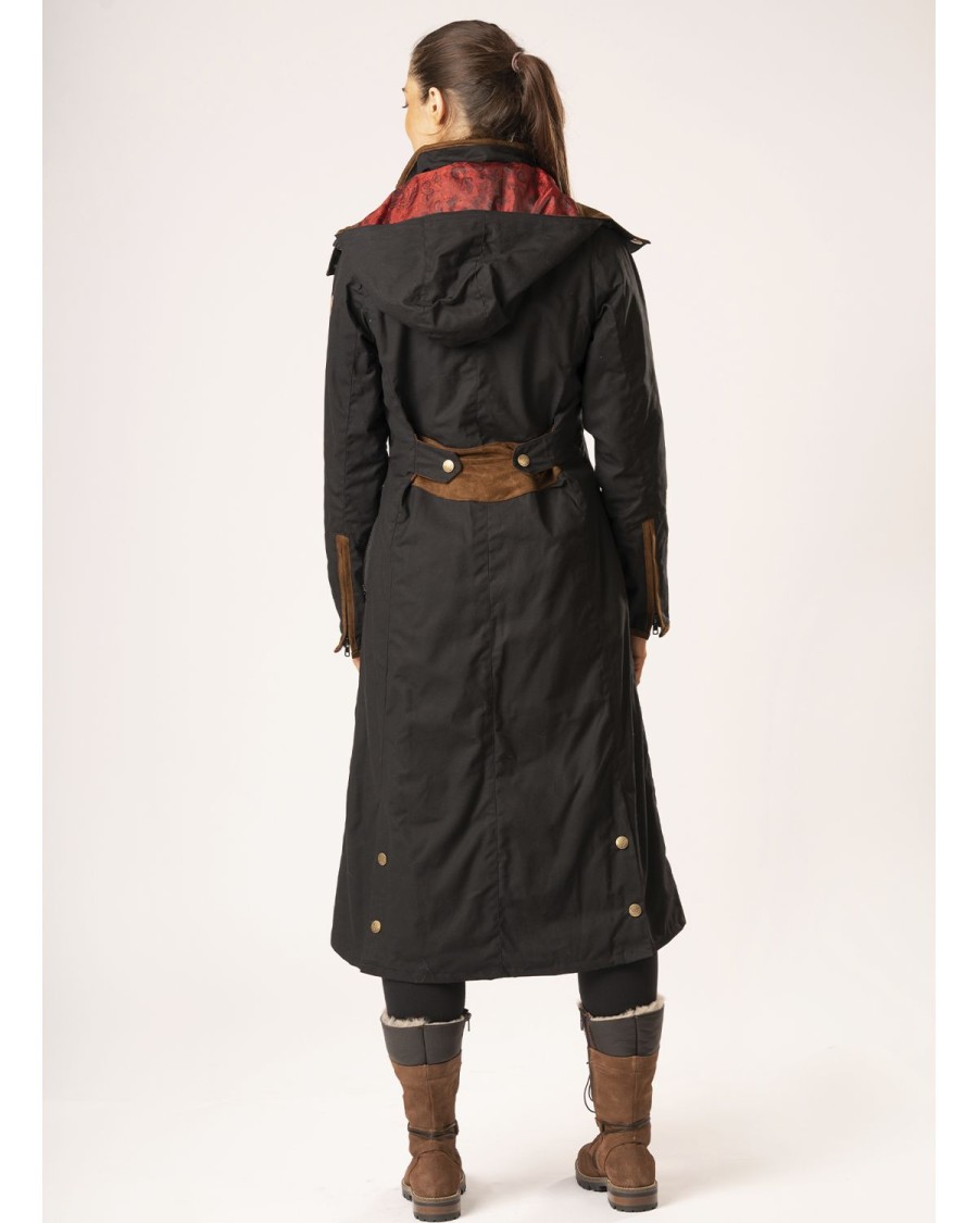 Welligogs Coats | Eleanor Black Long Waterproof Coat