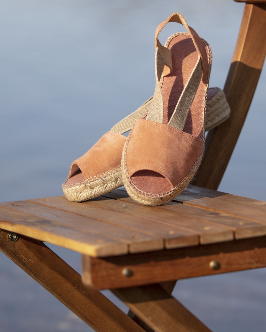 Welligogs Sandals & Espadrilles | Porto Coral Espadrille Flat Sandal