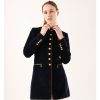 Welligogs Coats | Seville Navy Velvet Coat