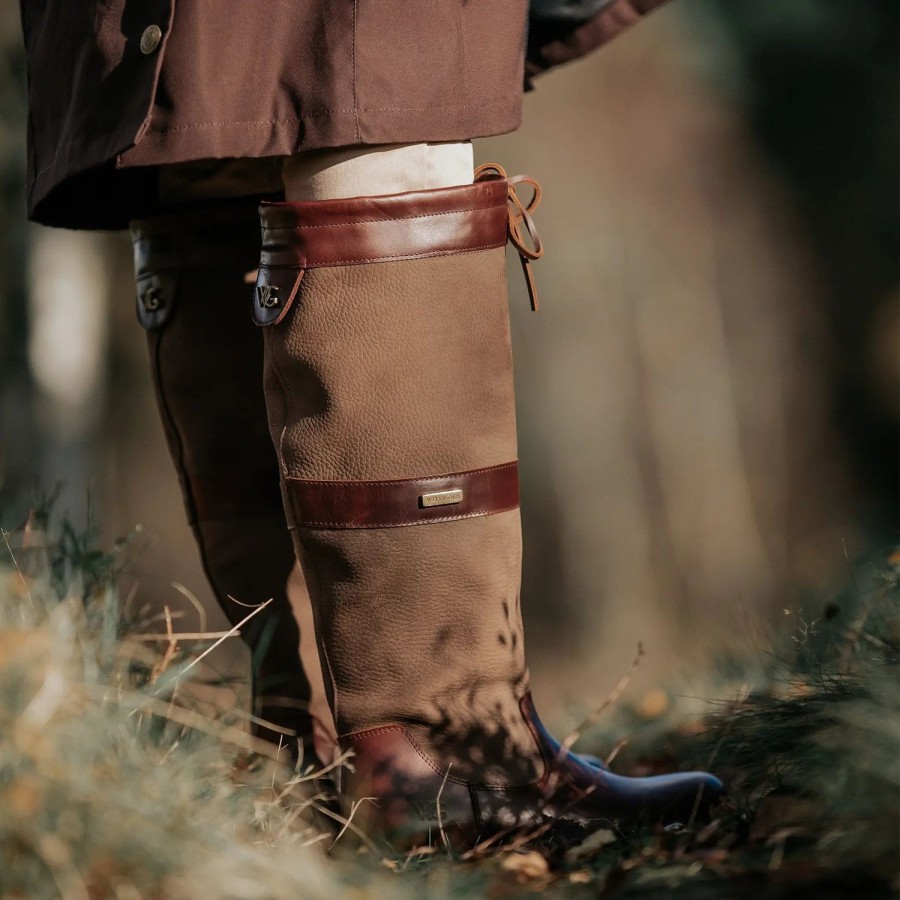 Welligogs Tall Boots | Sloane Mocha Waterproof Boots