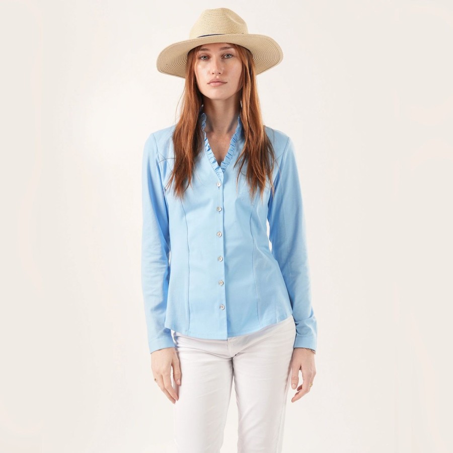 Welligogs Shirts | Cassandra Maya Blue Shirt