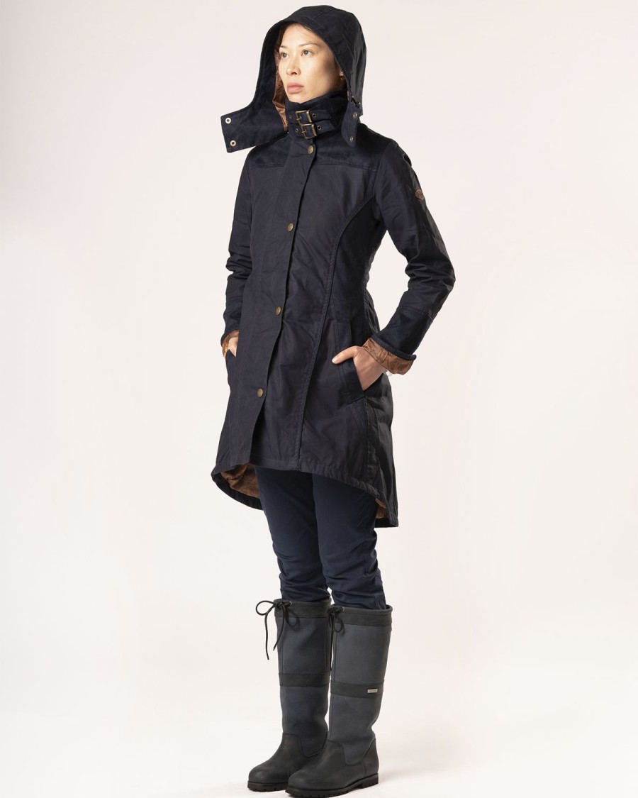 Welligogs Coats | Perdita Navy Waterproof Coat