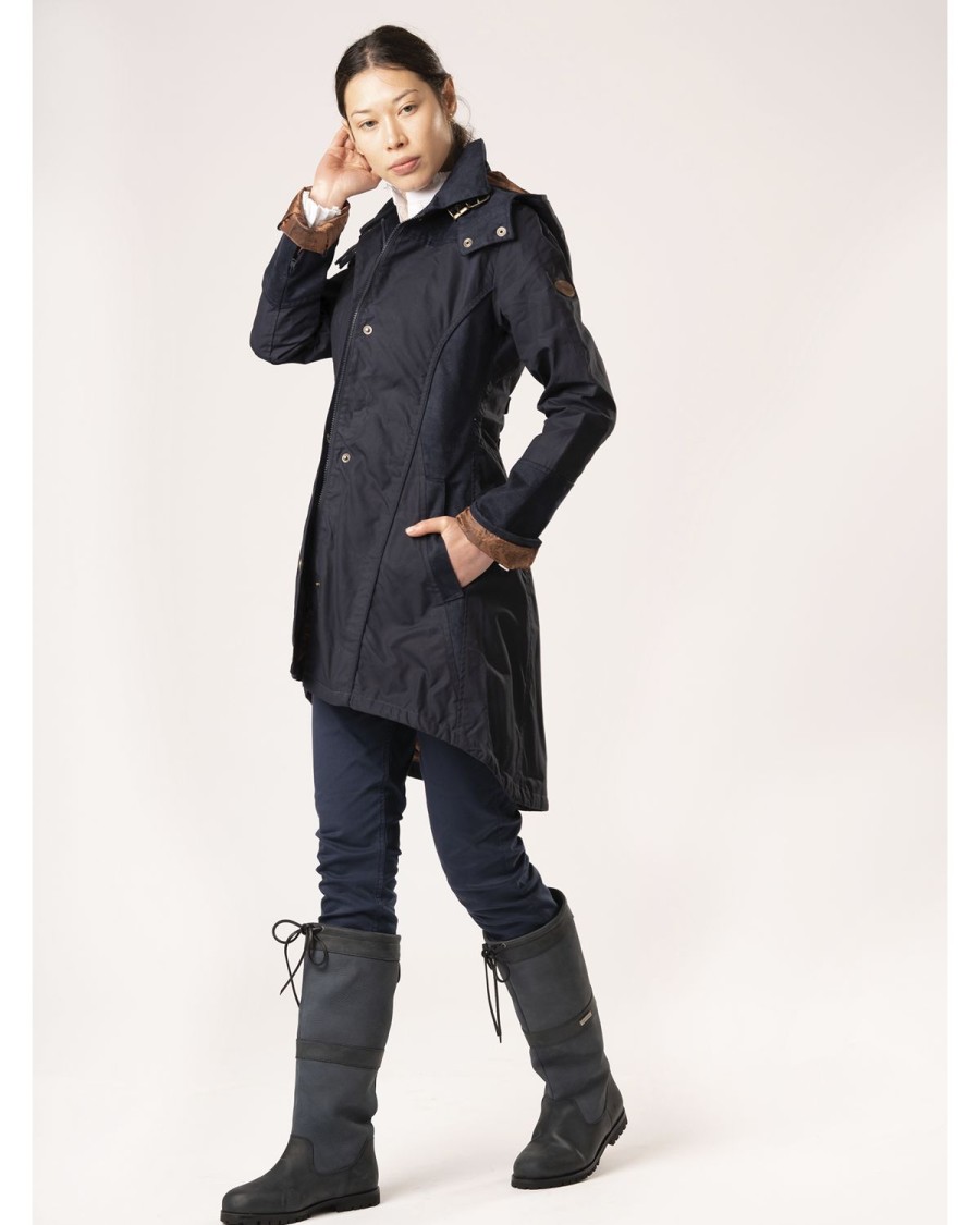 Welligogs Coats | Perdita Navy Waterproof Coat