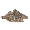 Welligogs Flat Shoes | De Beauvoir Cheetah Mules