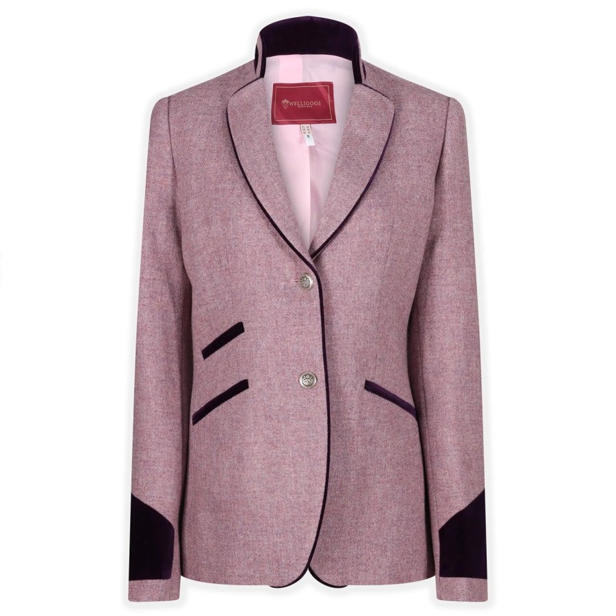 Welligogs Jackets | Ascot Lavender Fitted Jacket